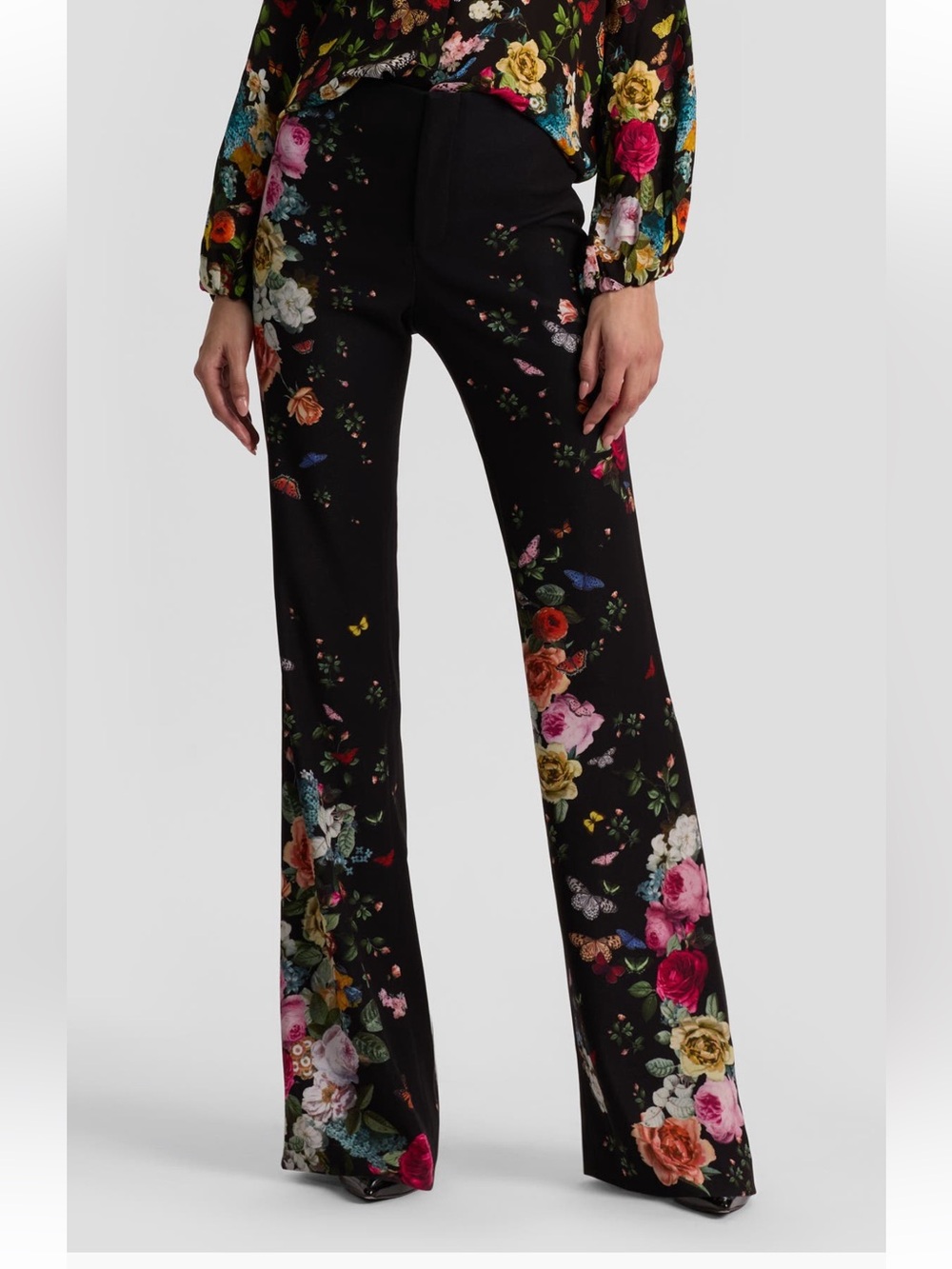 Alice + Olivia Teeny Fit Flare Bootcut Pants